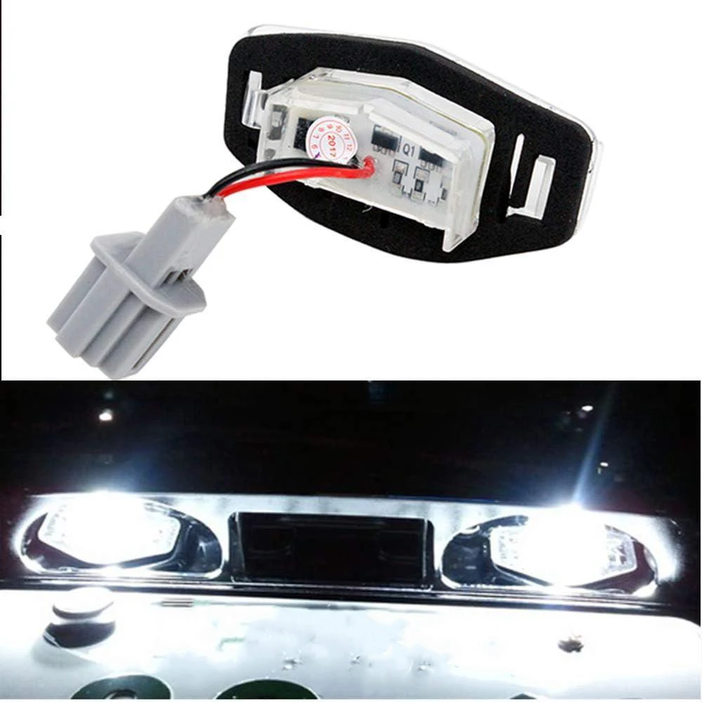 12 فولت 2 قطعة LED رقم لوحة ترخيص ضوء Canbus ل سيفيك VII4/5D 2001-2005 اكسسوارات السيارات #5