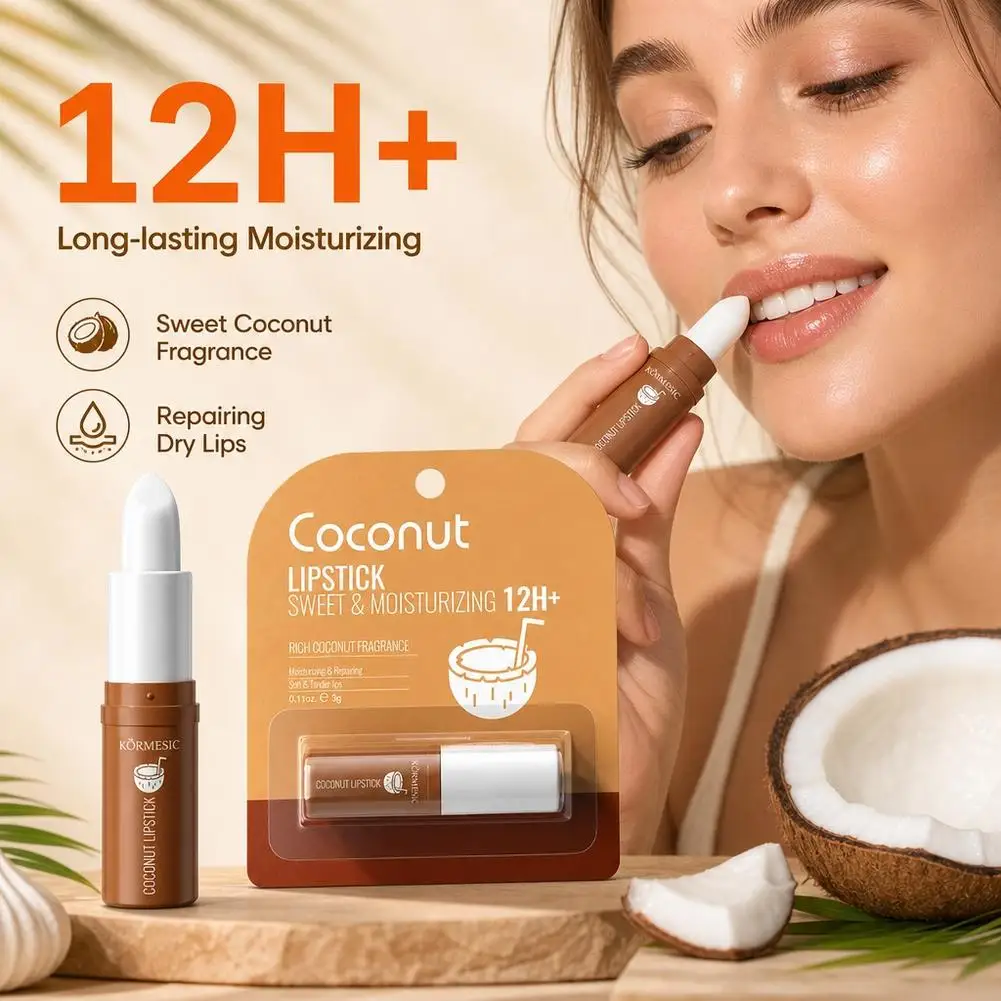 Coconut Sweet Moisturizing Fruit Lipstick 12 Hours Of Long-lasting Moisturizing And Hydrating Winter New Anti drying Lip Care
