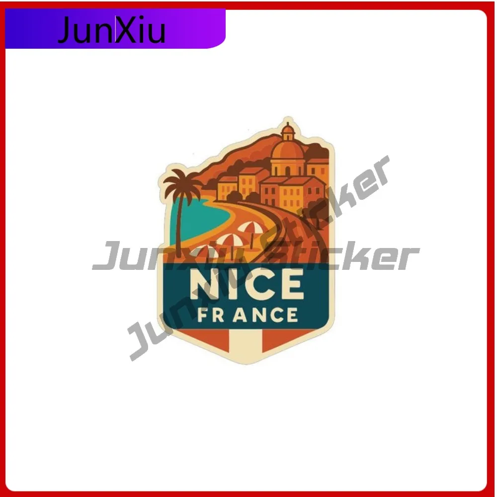 Nice France Sticker Vinyl Die-cut Scratch-proof Decal City Skyline Landmark Design Auto Rv Stickers For Car Sticker Rv Camper