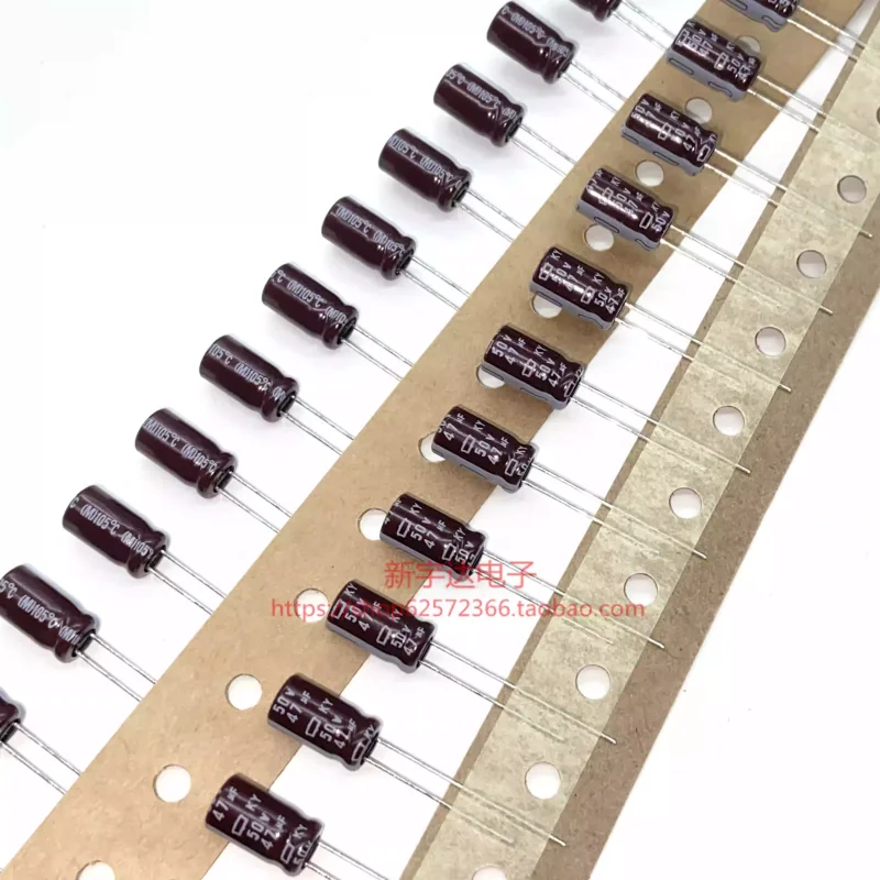 

10-100PCS 50V47UF 6.3X11 Black Diamond KY High Frequency Long Life Original NCC 47UF 50V Electrolytic Capacitor