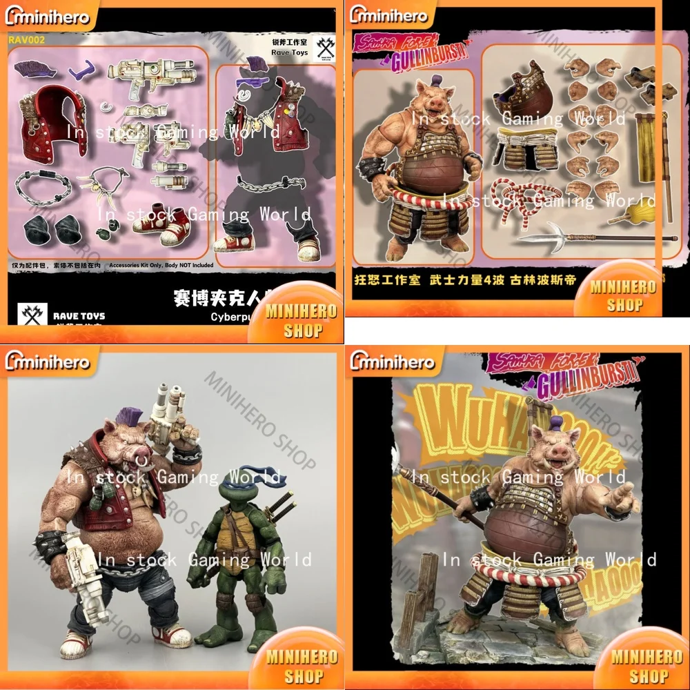 

In Stock Fury Studio Samurai Power Golden Pig Action Figure Toy Collectible Robot Model Poseable Figure for Adults Kids Fans