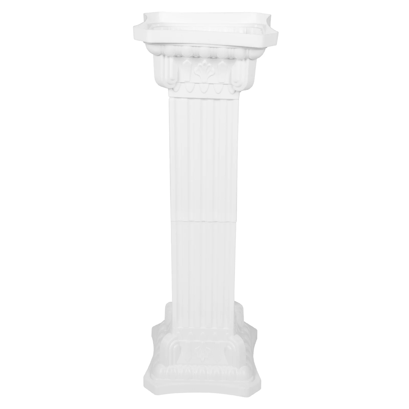 

Retro Decor Roman Column Outdoor Decoration Pillar Statue Decorative Road Plant Bracket Guiding Adornment White Artistic Baby