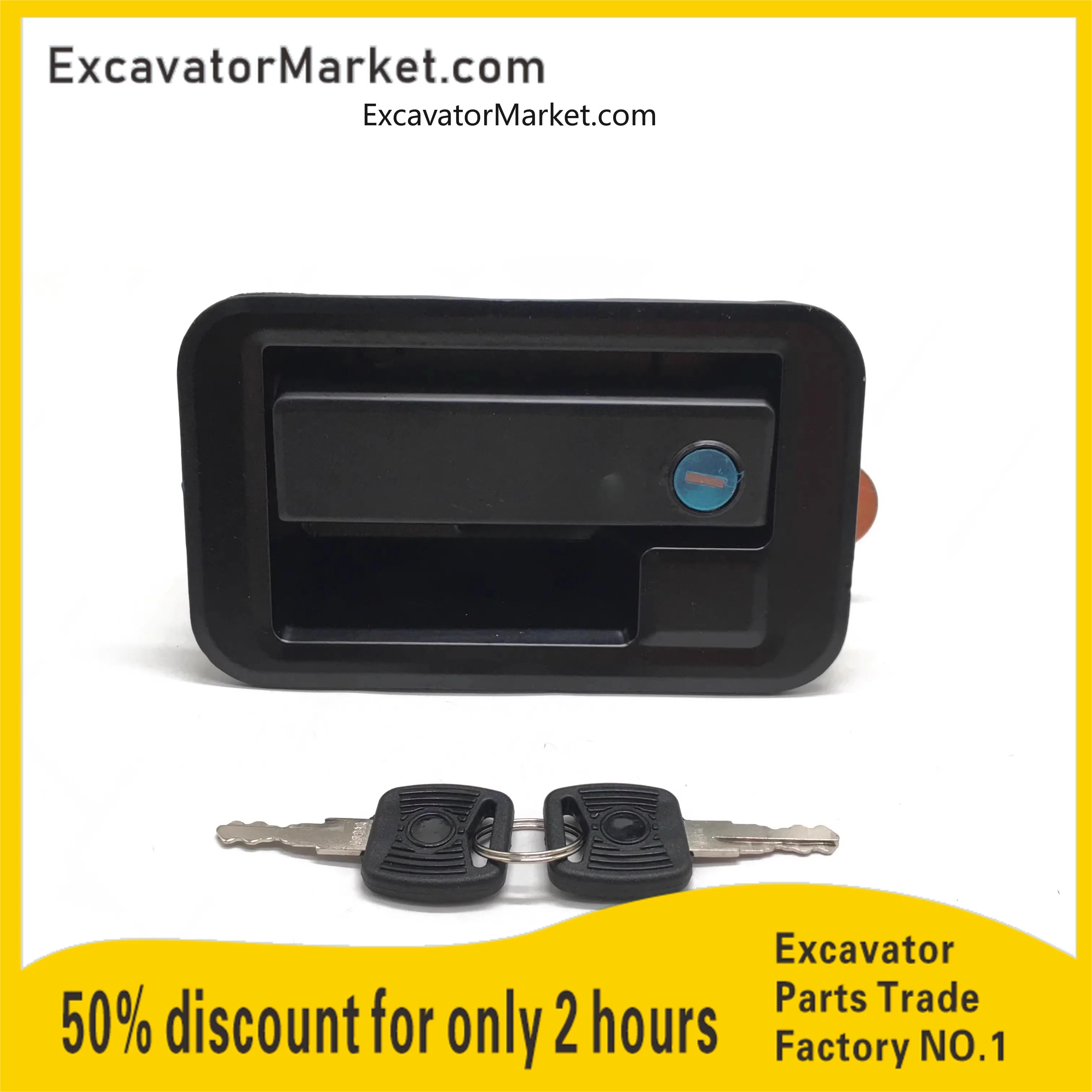 High quality Excavator accessories side door lock for YUCHAI spare parts Excavator Accessories