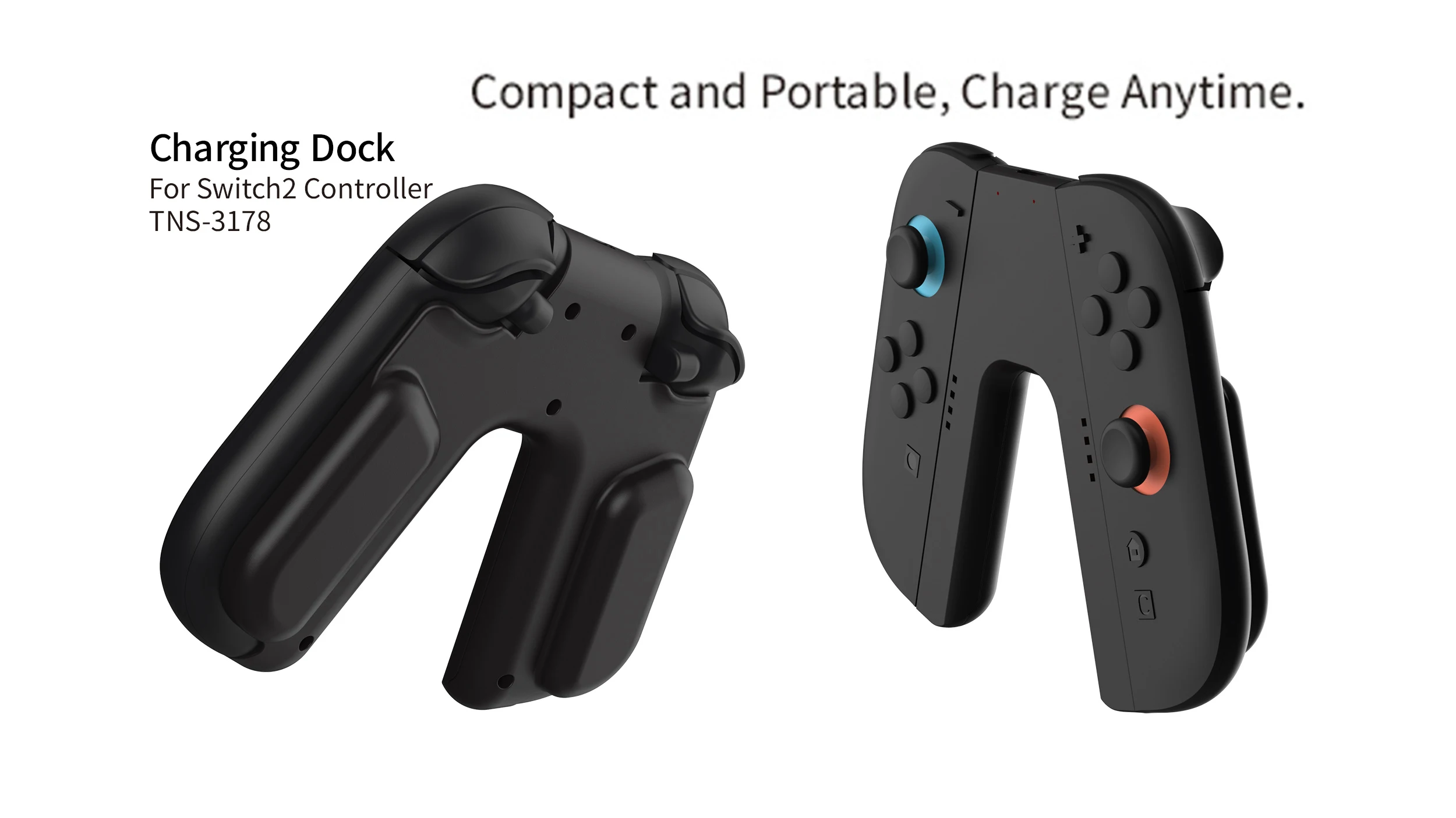 قاعدة شاحن لجهاز نينتندو سويتش 2 Joy-Con Gamepad مقبض محمول قوس شحن قبضة لملحقات ألعاب وحدة التحكم NS-2