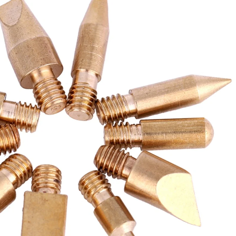 

23PCS Craft Wood Burning Pen Tips Stencil Soldering Pyrography Working Carving