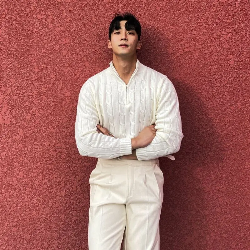 

Мужской свитер с высоким воротником на молнии, трикотаж, повседневный свободный крой, длинное верхнее пальто све с кисточками, зимняя мода