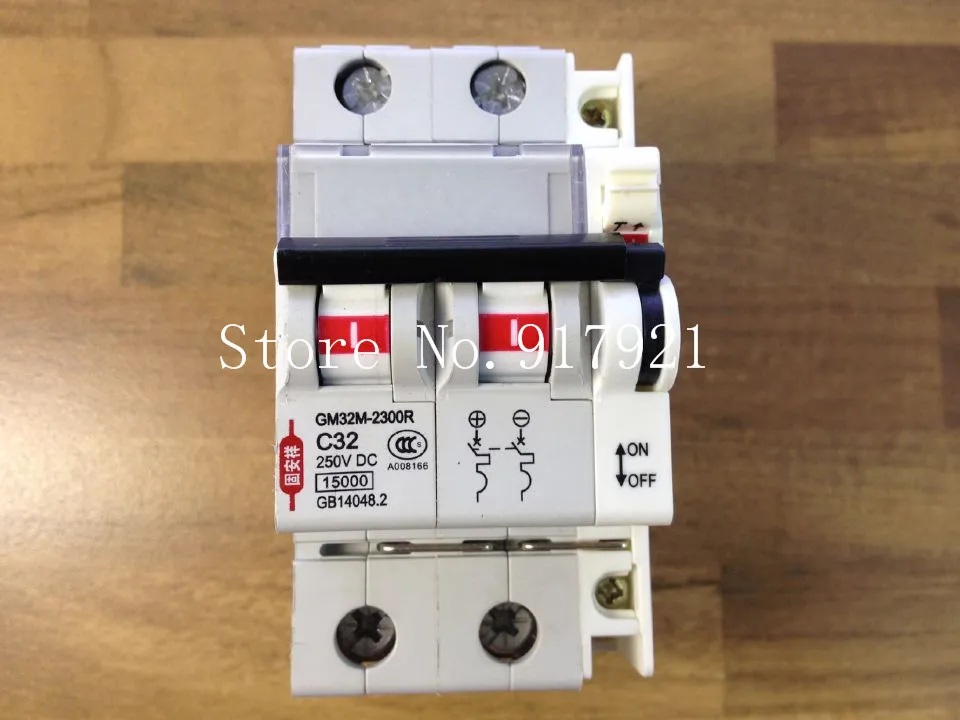 Beijing GM32M-2300R 2P C6 C10 C16 C20 C32 C40 C50 C63 C80 C100 250VDC solid DC circuit breaker with auxiliary 2P  --5pcs/lot