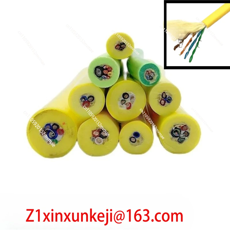 ROV Zero Buoyancy Cable/network Cable/signal Cable/video Cable/seawater Resistant Umbilical Cable 10 Meters