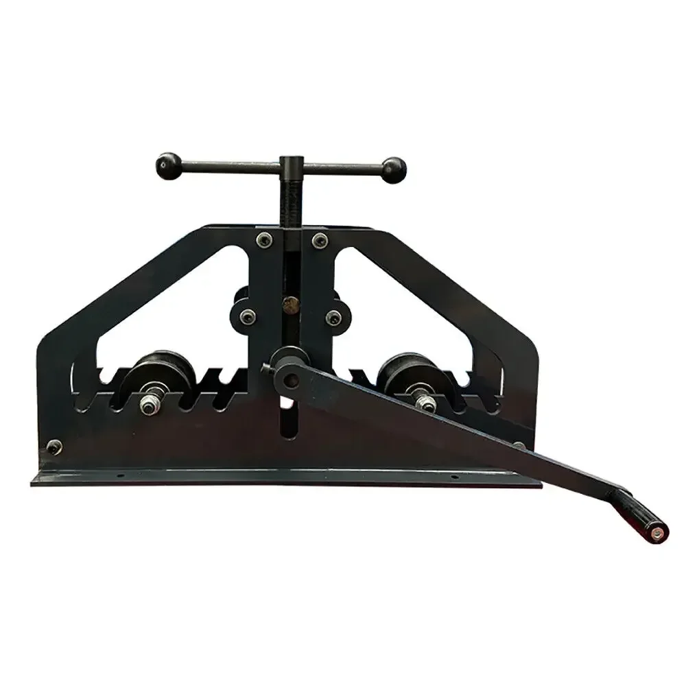 Piegatubi manuale per tubi metallici Set di piegatura per panche termoretraibili con barella a rulli rotondi da 1,5" GDAE10 Piegatubi per tubi resistenti