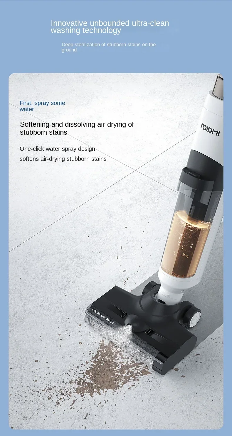 ROIDMI NEO Wireless Vacuum Cleaner Smart Self Cleaning Handheld with Strong Suction