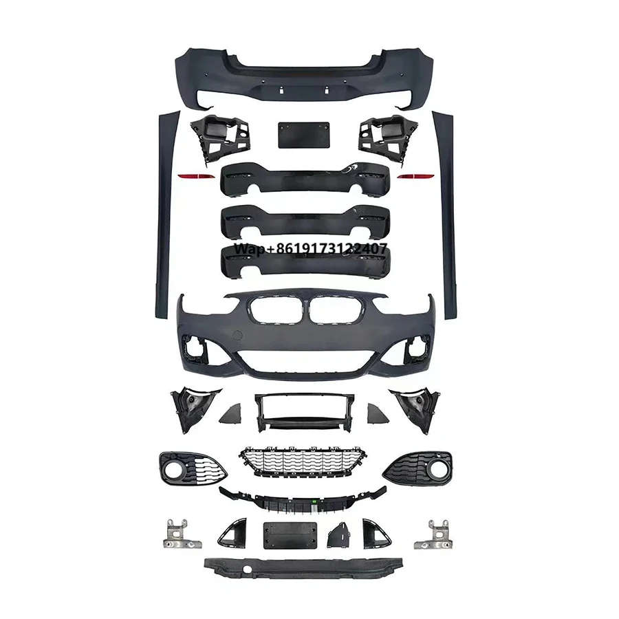 

1 Series F20 LCI Style Body Kits for F20 1 Series Car Bumper Side Skirt pp Material Upgrade Full Facelift Body Kits Set