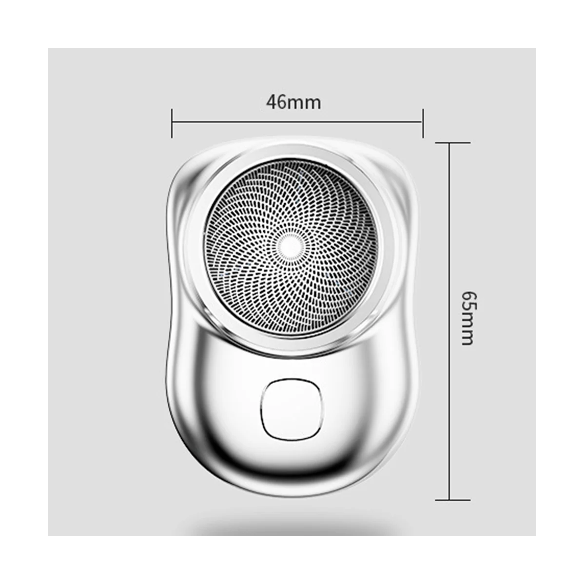 ماكينة حلاقة كهربائية محمولة جديدة مطورة للرجال ماكينة حلاقة كهربائية قابلة لإعادة الشحن بزر واحد للاستخدام باللون الأخضر