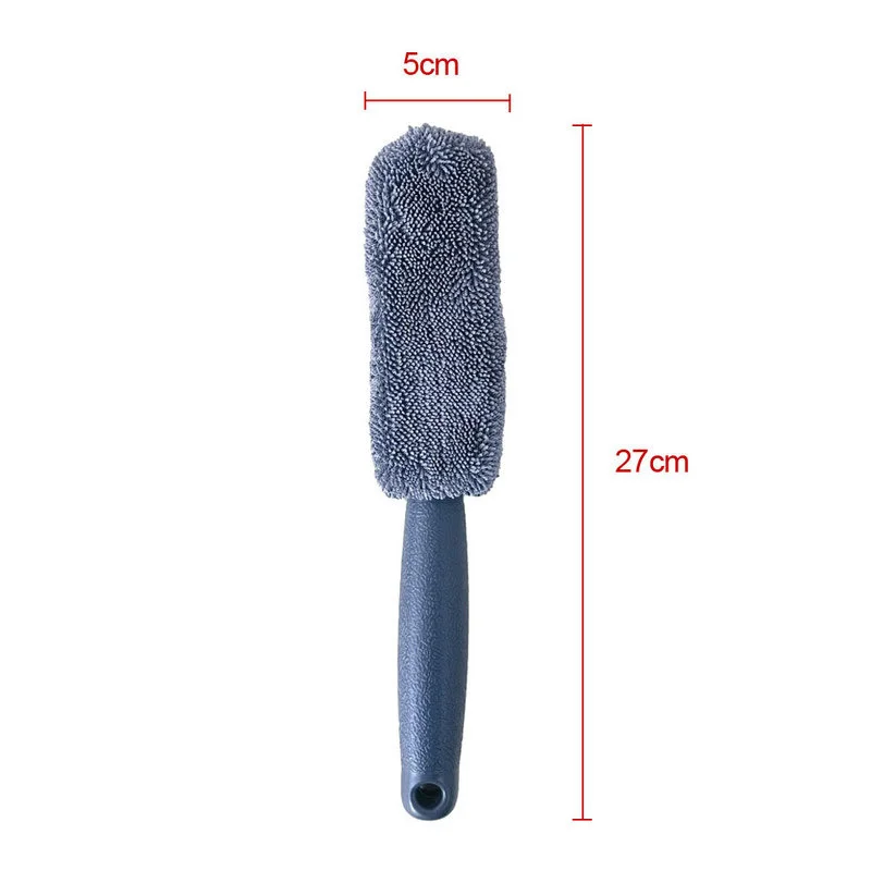 1pcs Microfiber Car Wash Brush Car Detailing Tool Auto Tire Wheel Rim Brush Trunk Cleaning Dust Remover Brush Car Cleaning Tools