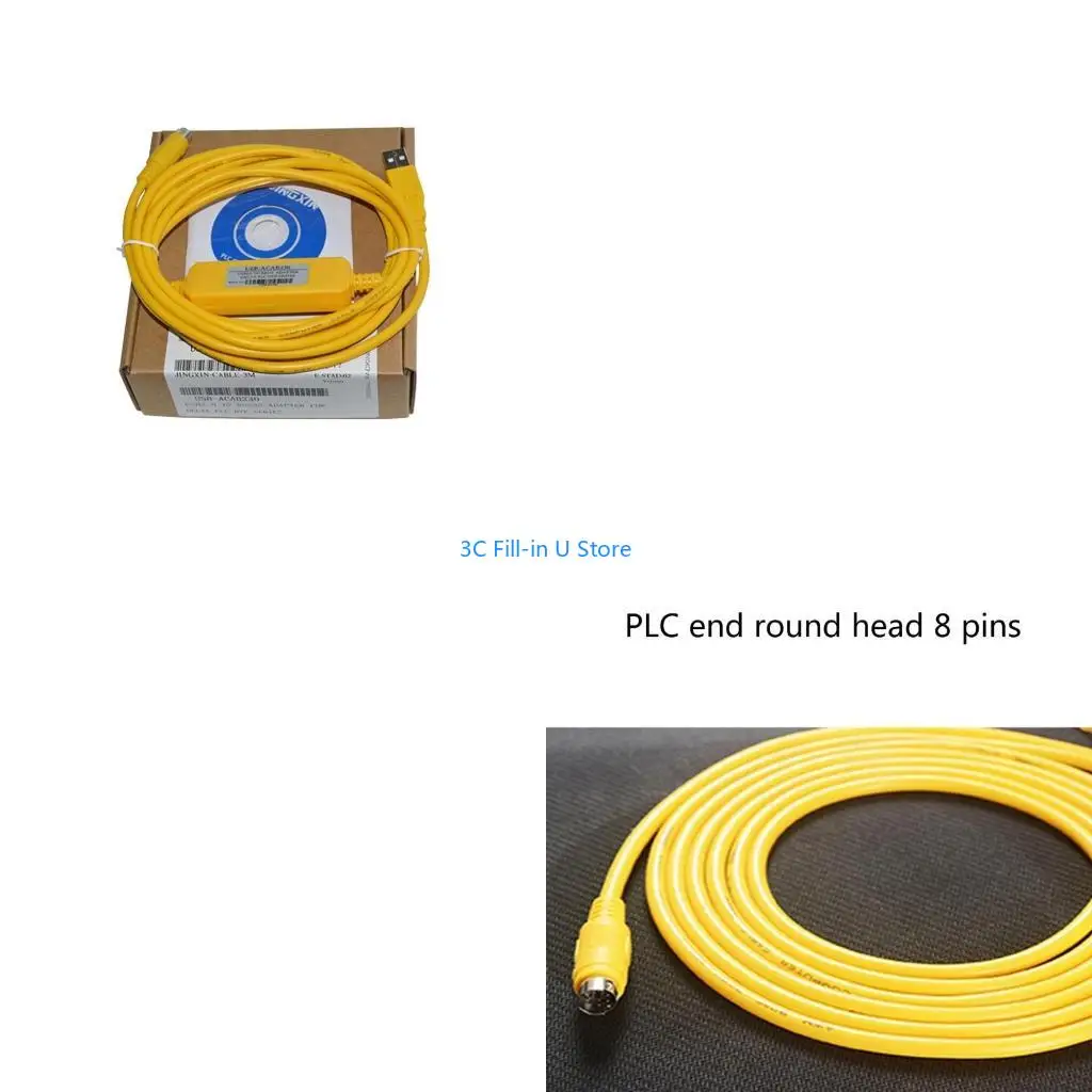 G8TA PLC Programming Cable for USB-DVP EX EH EC Series Download Cable USB-ACAB230