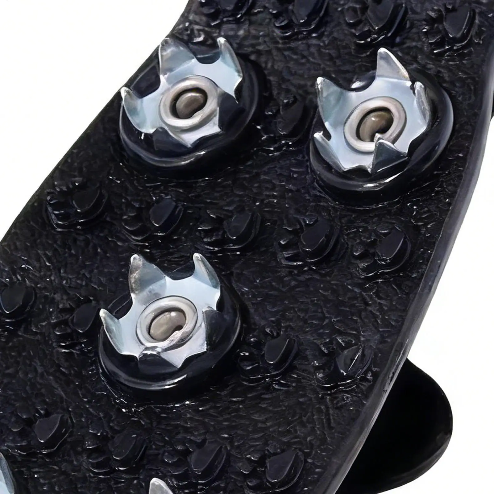 Ice Cleats For Boots 5-Teeth Anti-Slip Adjustable Crampons Snow Boots Crampons For Men Women Outdoor Winter Hiking