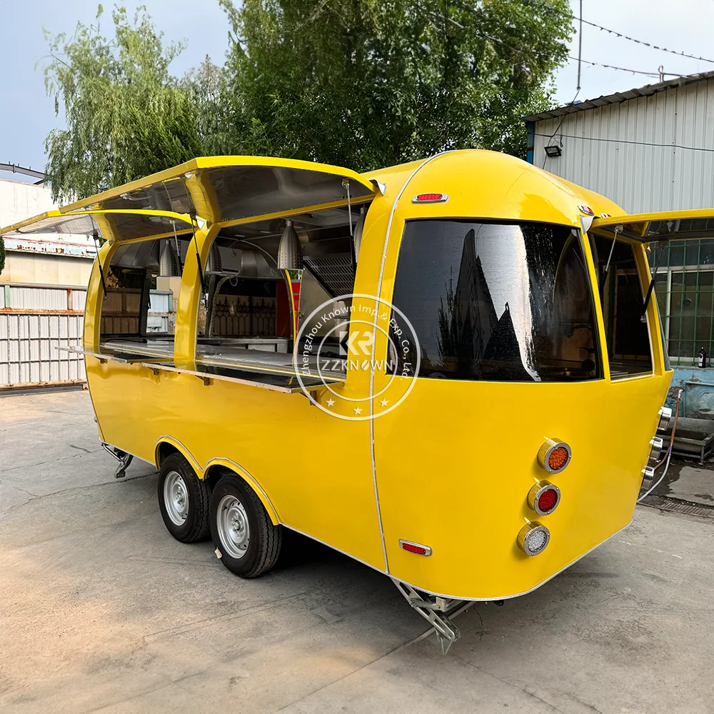 

Custom Food Truck Bbq Trailer Fully Equipped Concession Street Pizza Hot Dog Cart Mobile Coffee Food Trailer Fully Equipped