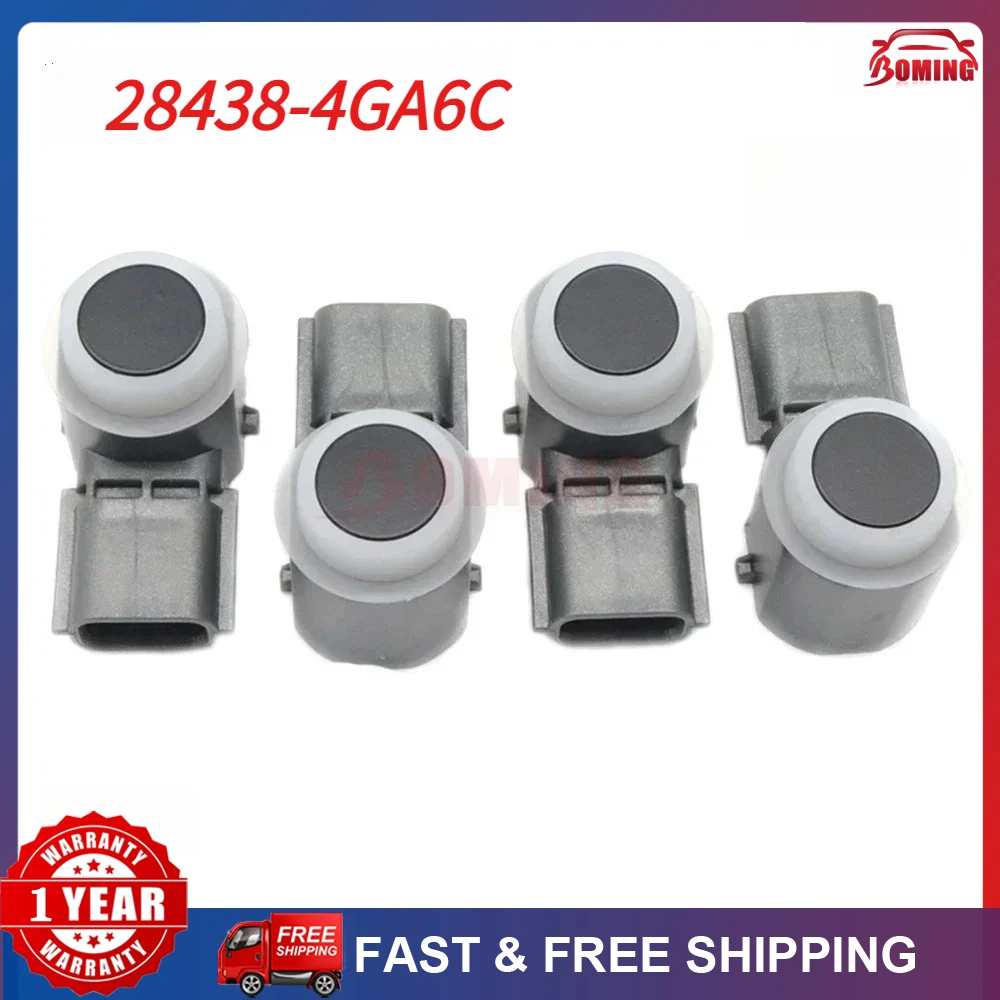 28438-4GA6C Car PDC Parking Sensor 4PCS Black For Infiniti Q50 Q60 QX60 QX50 QX70 QX80 2014-18 28438-4HB6A 284384HB6A 284384GA6C