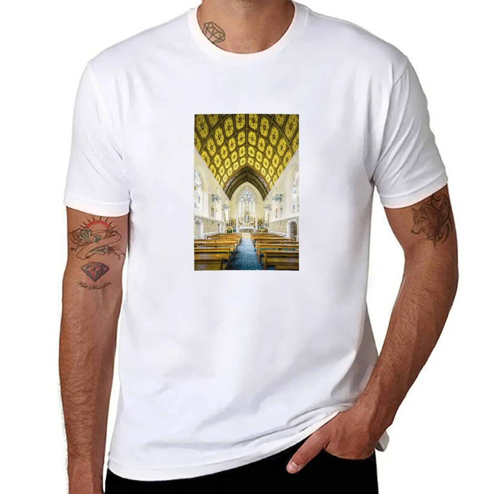 

Lady Chapel inside St Marys Church. Located in Derby, Derbyshire, England, UK T-Shirt anime tshirt T-Shirt