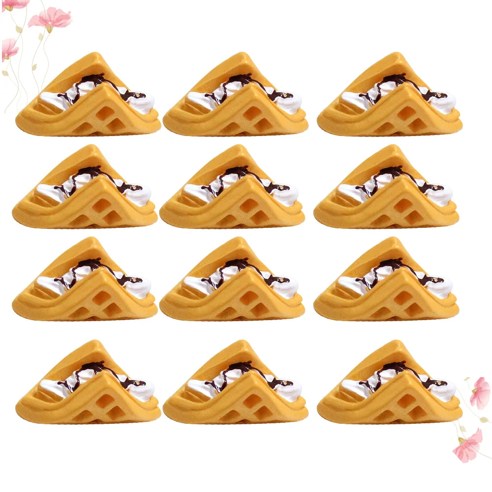 

12 Pcs Cake Ice Cream Accessories Simulation Artificial Children Craft Material