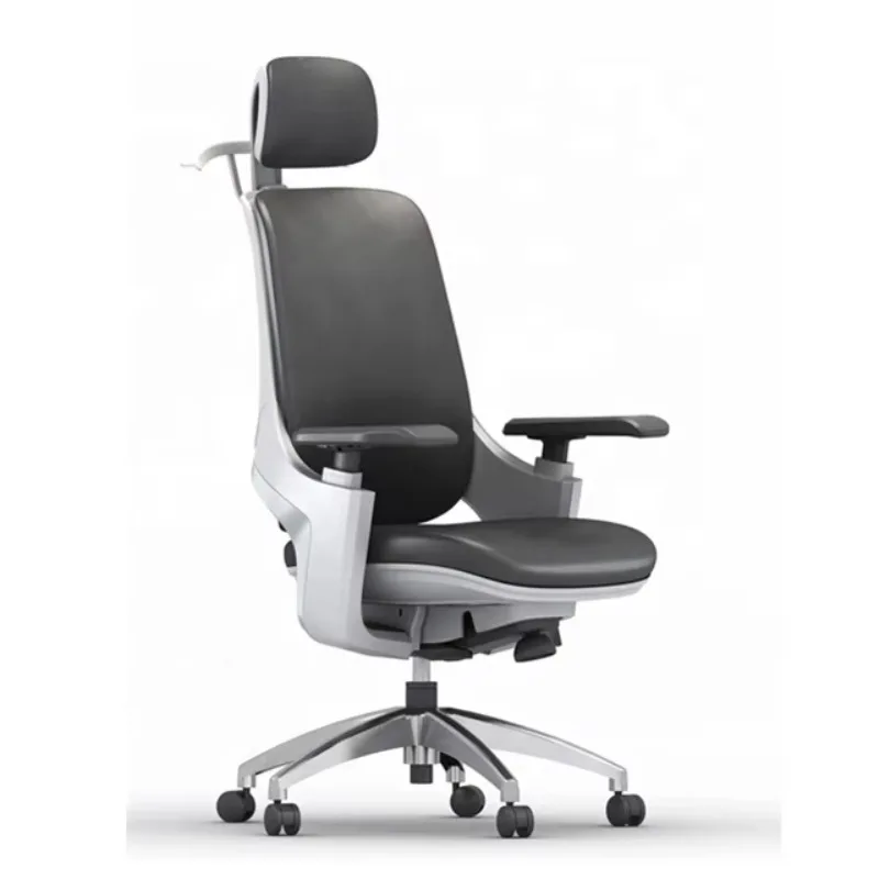 

GAOSHENG Affordable Comfortable Sitting Feeling Durable Real Leather Office Executive Chair With Sliding Seat Pad