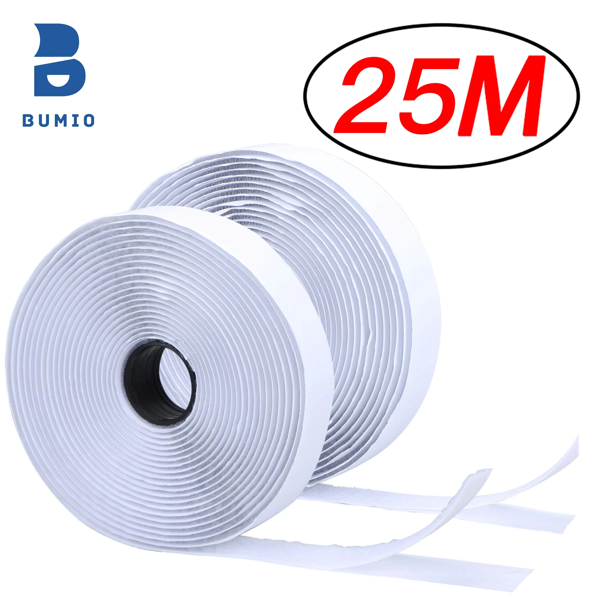 1-25M Velcros Samoprzylepna taśma z haczykiem i pętelką Zapięcie Dom Diy Magiczny kran Automatyczny klej Mocny klej Naklejki Pasek do naklejek