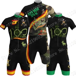 2023 LEGION Espana Cycling Jersey Set spagna Summer Bicycle abbigliamento Road Bike camicie Suit Bicycle bavaglino Shorts MTB Ropa