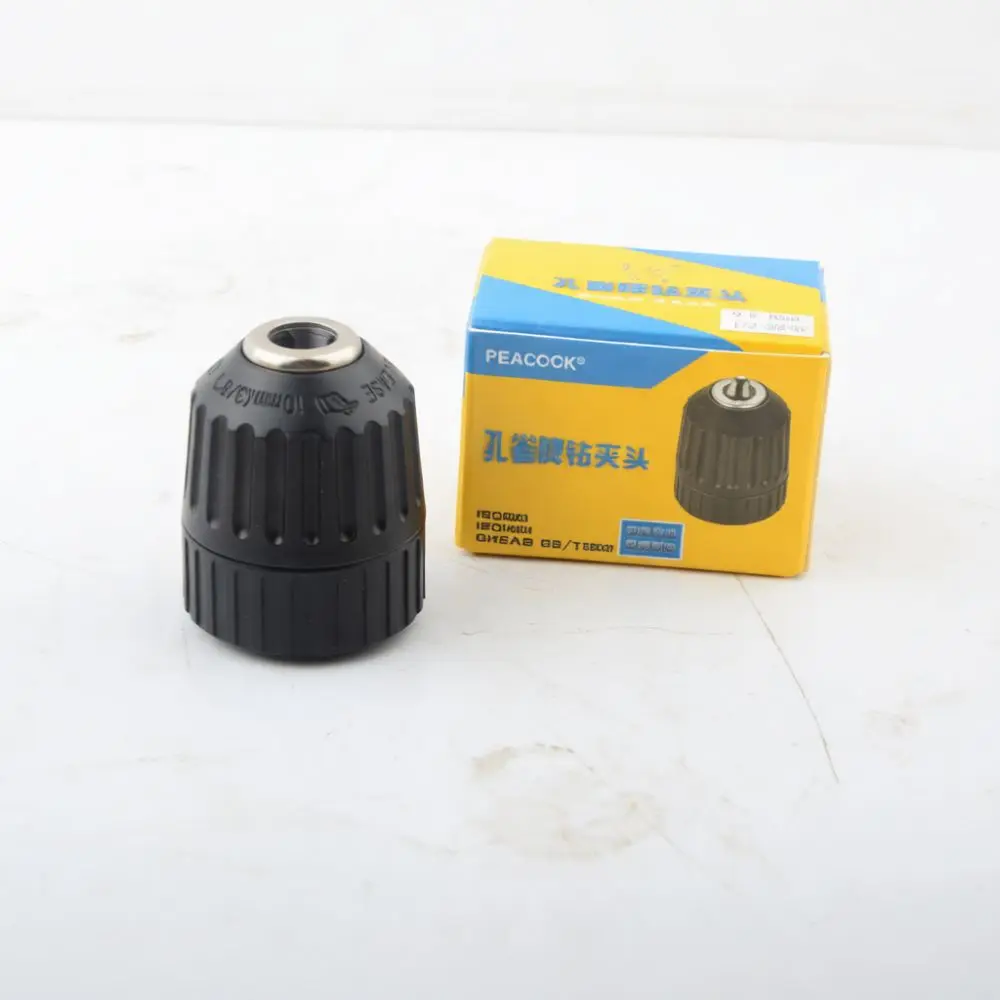 Durable Keyless Drill Chunk Adapter Ratchet Hand Tighten Converter For Cordless Screwdriver Power Tool Components