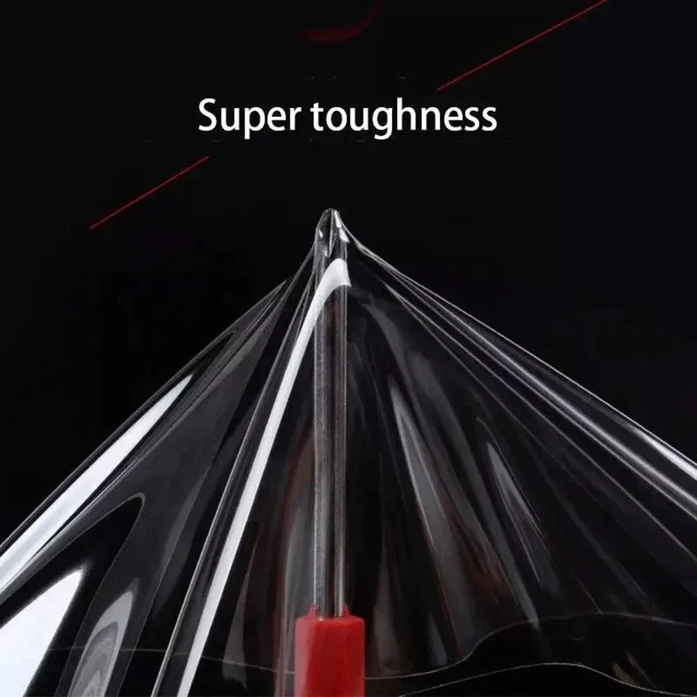 10x100cm/15x100cm/20x100cm Car Protective Film Transparent PU Film Car Scratch Wrap Multi-Use Paint Film Exterior Accessories