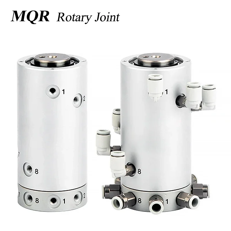 HLH MQR Pneumatic Rotating Joint 360° Rotary MQRF2 4 8 High Speed Multi-turn Slip Ring Universal Swivel MQR2 MQR4 MQR8 MQR12 16-