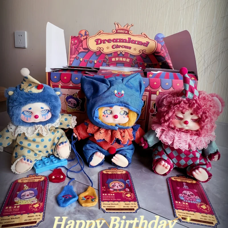 

Spot Tour Dream Circuscino Series Cute Plush Blindbox Doll Girl Gift Handmade Computer Desktop Decoration Birthday Festival Gift