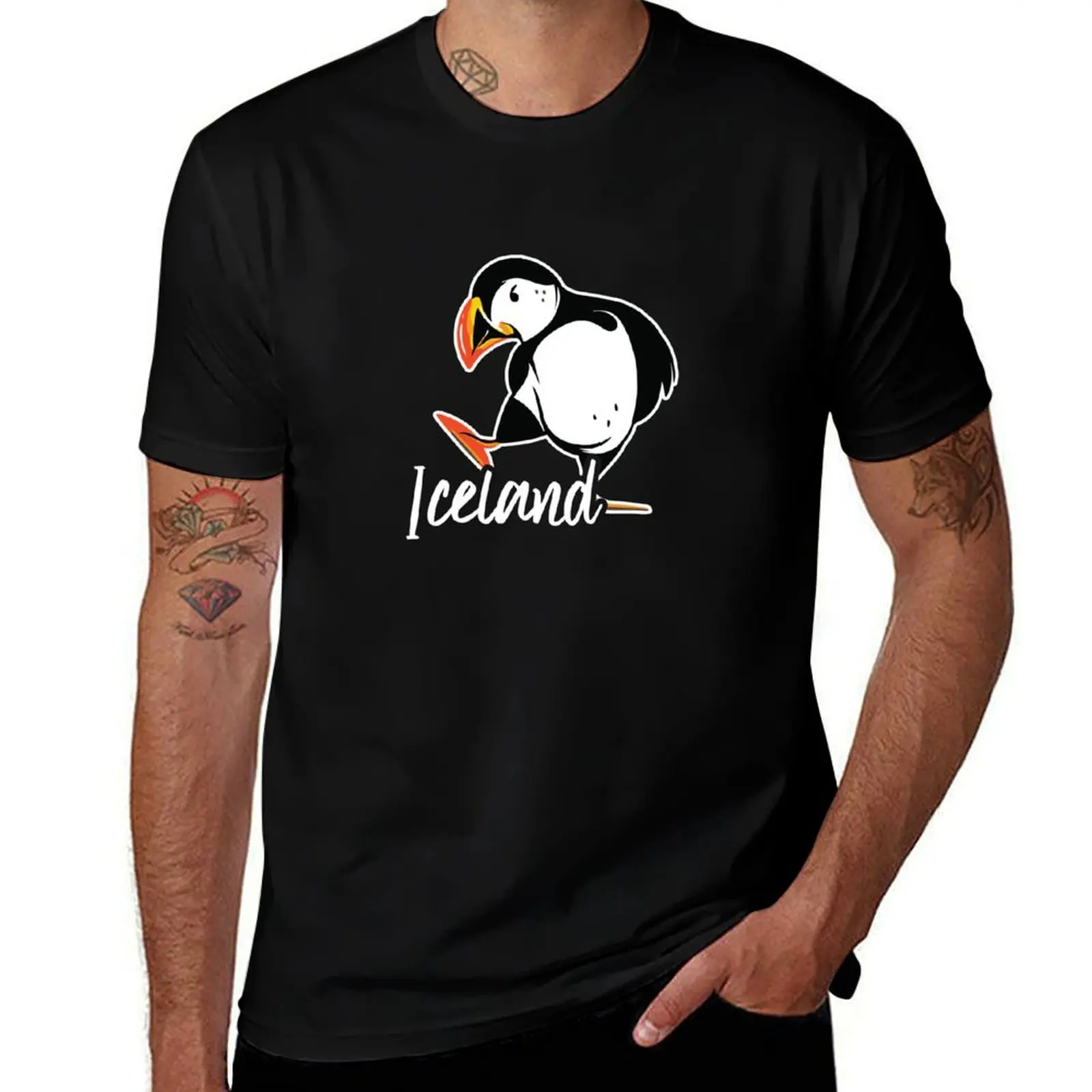 

Puffin Bird Iceland T-Shirt essential t shirt man t shirts for men man t shirts for men casual T-Shirt