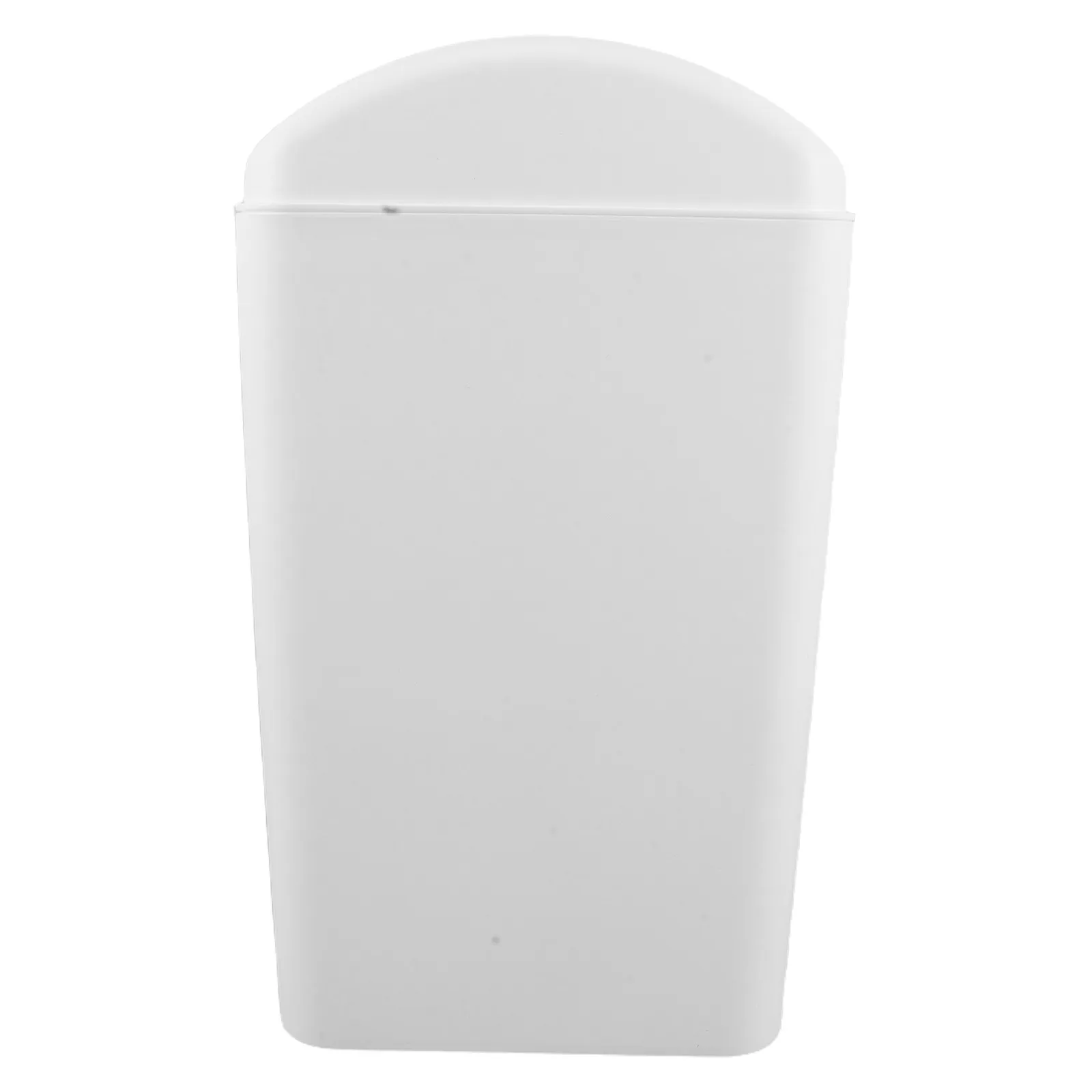 

Slim Plastic Swing Lid Trash Can Large Capacity Space Saving Garbage Bin for Kitchen Bathroom Bedroom Indoor Waste Container