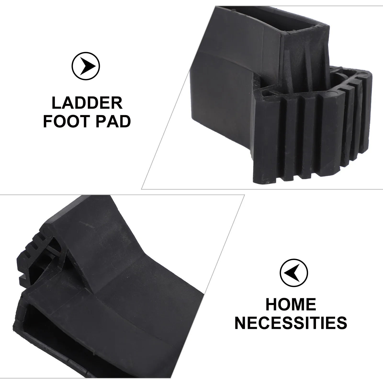 5Pcs Ladder Feet Covers For Painters Reinforced Load-bearing Protective Pads Non- Foot Sleeve Floor Scratch