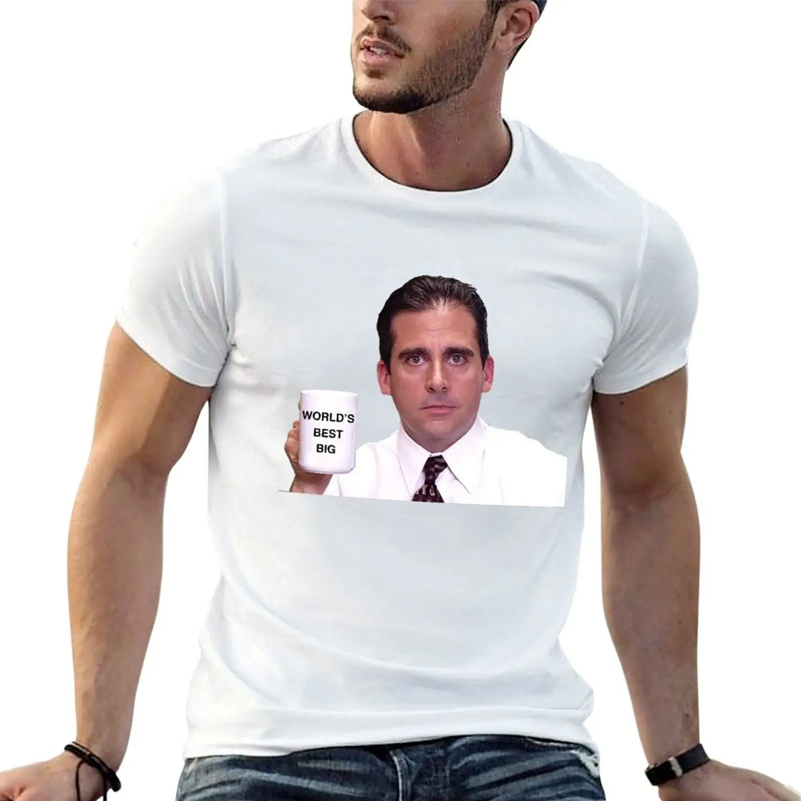 

The Office Big Little T-Shirt man t shirts for men casual essential t shirt T-Shirt