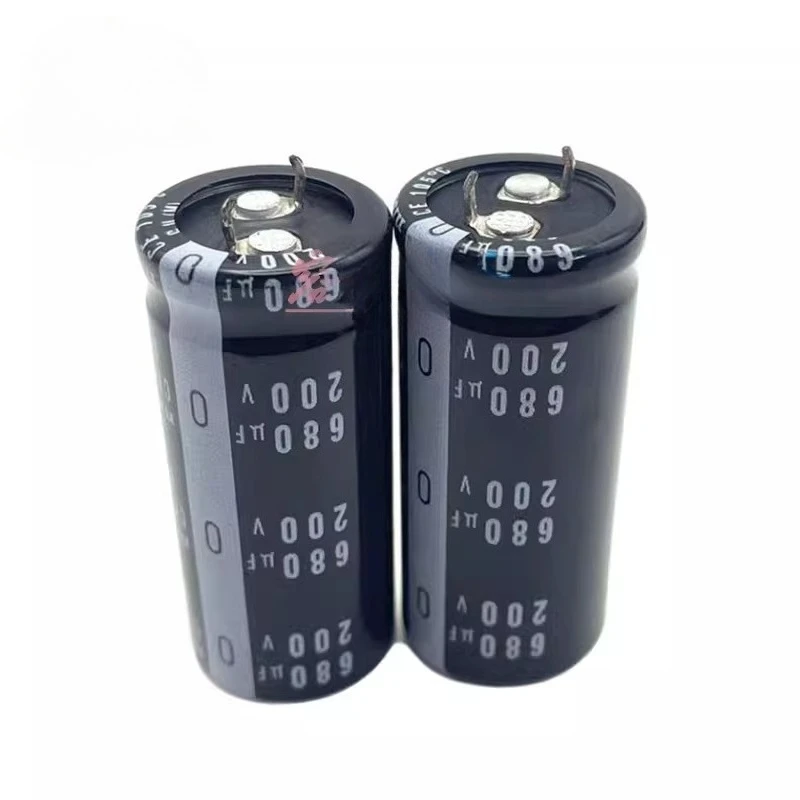 (1pcs) nichicon 200V680UF250v680uf 22x45 25x35 30x40 mm 200v Through Hole Aluminum Electrolytic Capacitor