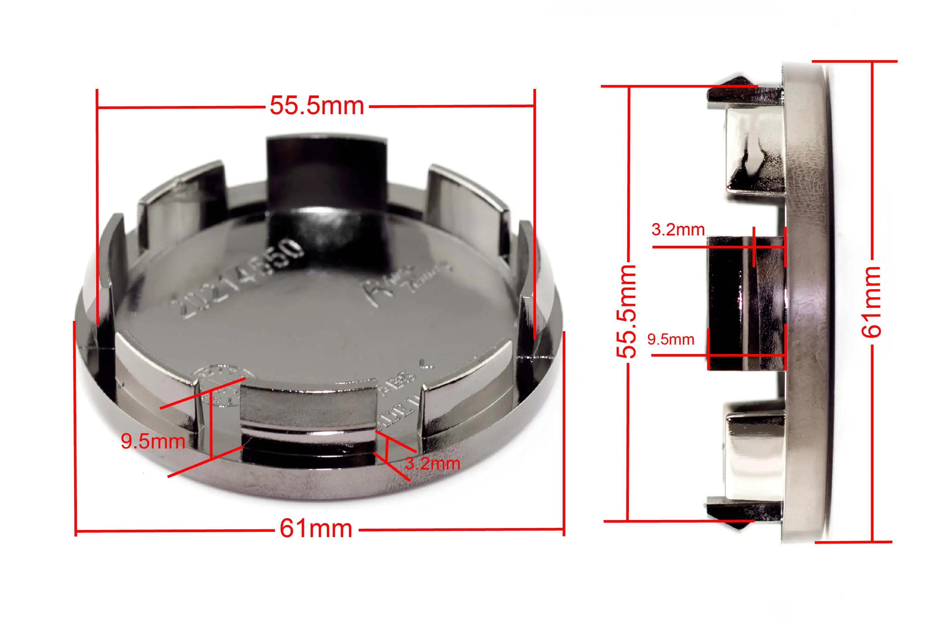 4 cappucci centrali ruota da 71 mm per # 09.24.486 # 09.24.494 # 56.24.120 Copri mozzo cerchione per auto, accessori per lo styling