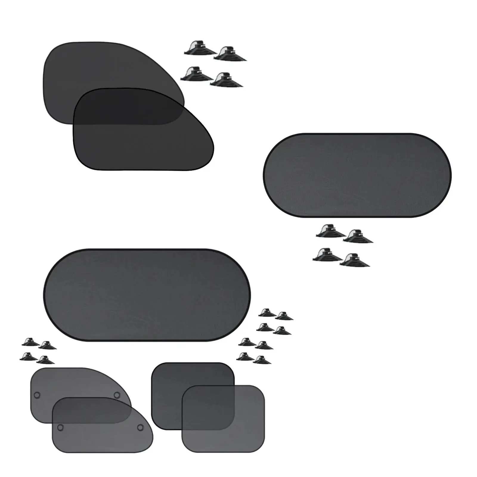 Car Window Sunshade Cover Car Sun Shade Durable Automobile Accessory Avoid Sun Exposure Breathable Folding Auto Window Sunshade