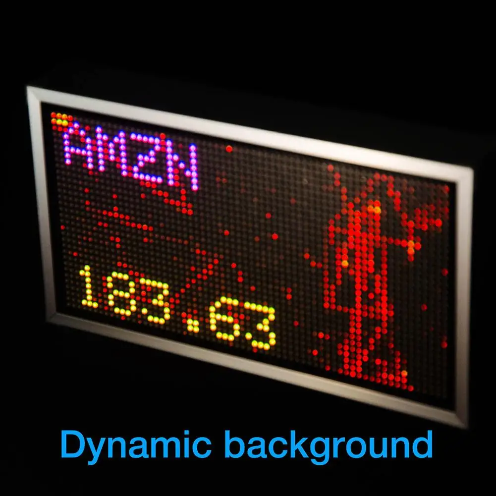 Crypto Ticker en tiempo Real Bitcoin Stock Ticker Monitor pantalla 2025 reloj Digital inteligente clima temperatura humedad pantalla de píxeles