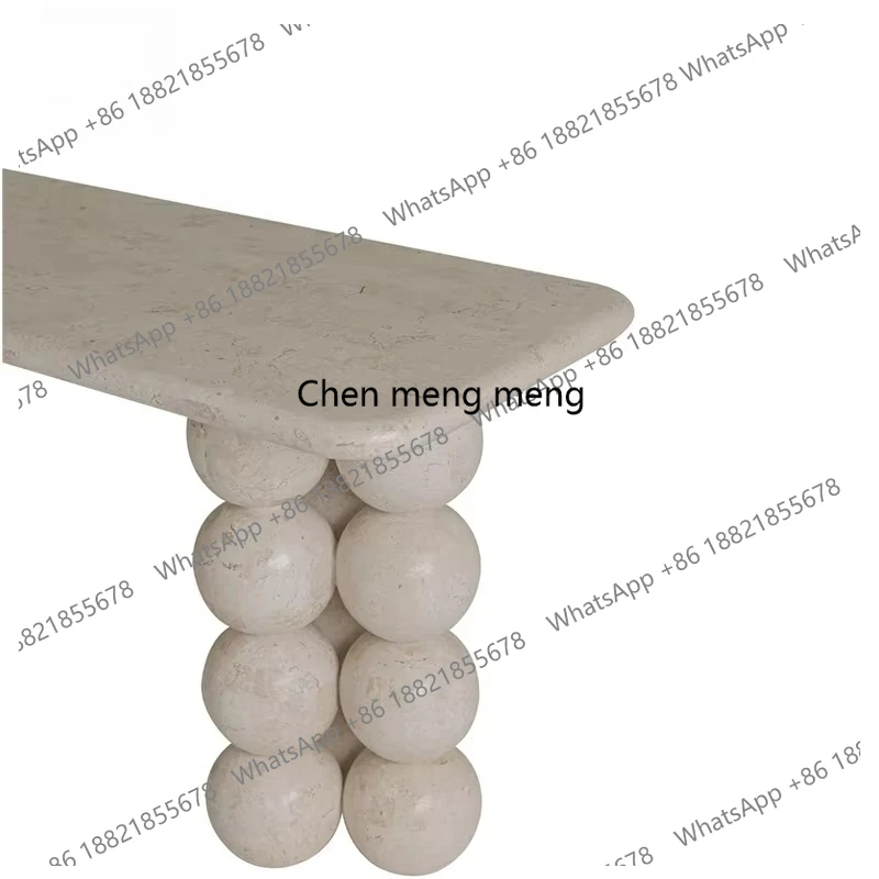 Tostone Snow White Marble Console Table Coffee a Sleek and Elegant Accent for Contemporary Living Spaces