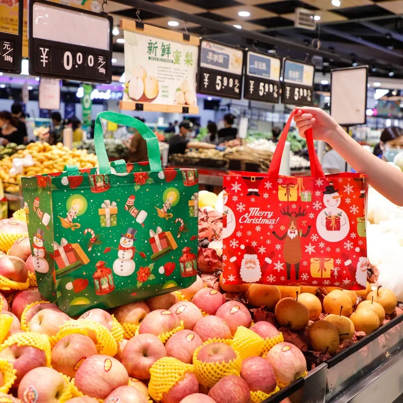 1 Stück Weihnachts geschenkt üten Bonbon tüten Weihnachts geschenk Veranstalter Geschenk verpackungs taschen Kinder geschenke Weihnachts dekoration