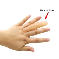 HOT SALE 1pc Fake Finger Sixth Middle Finger Appearing And Vanishing Magic Tricks Illusion Magician Prop Magia Kids Toy