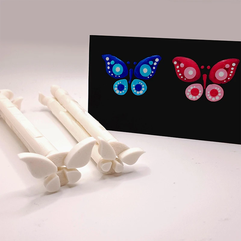 

Flower Floral Dotting Tools Set Dot Painting Pen Embossing Tool Art Stamp Pen DIY Graffiti Flowers Butterflies Moon Pattern