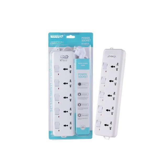 

Star Cross-Border in Stock European Standard British Standard Household Porous Office Power Strip Versatile Universal Socket