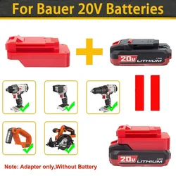 For Bauer BAUER 18V/20VMAX lithium batteries  Convert to  Bradbury Stanley 20V lithium battery (excluding tools and batteries)