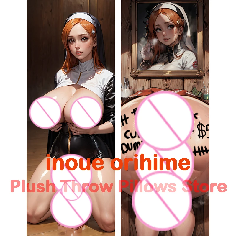 Dakimakura anime inoue orihime Double-sided Print Life-size body pillows cover Adult pillowcase