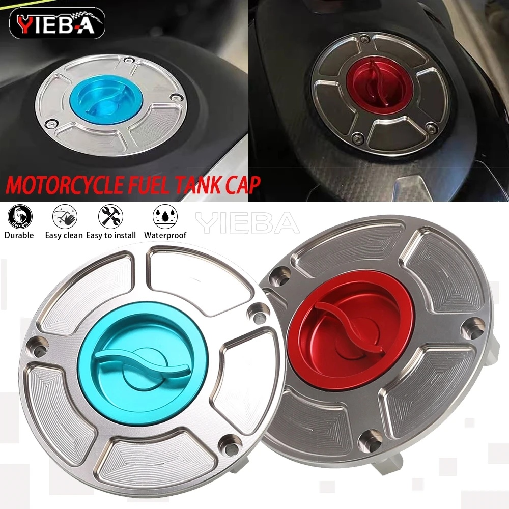 New Fuel Gas Tank Cap Cover Aluminum Keyless Motorcycle For CFMOTO 675NK 675nk 675 NK NK675 2024 2025 2026 675SR-R 675SR SR675