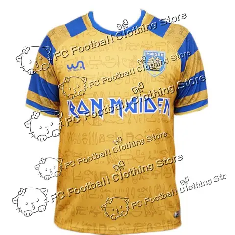 Powerslave Iron Maiden Replica 클래식 축구 유니폼 - 성인 및 어린이를 위한 야외 스포츠웨어 일상 트레이닝복