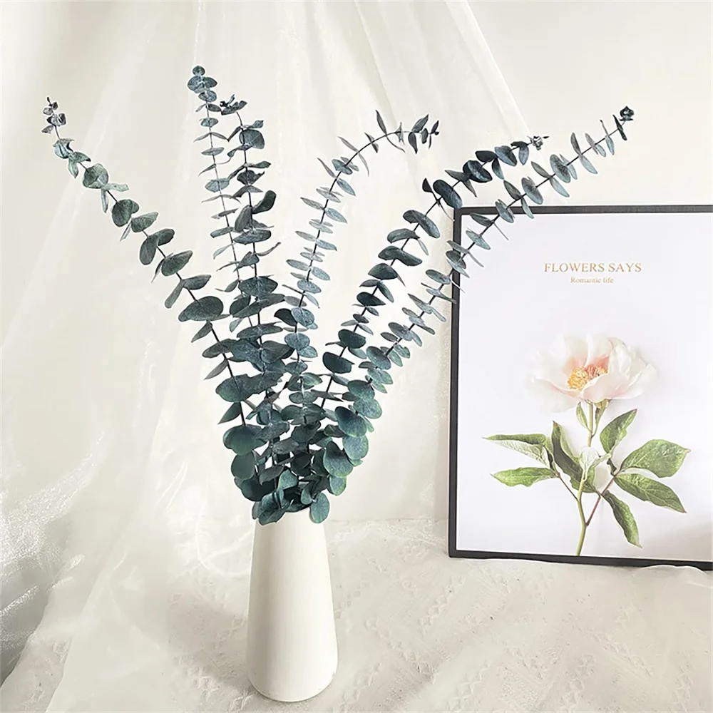 10PCS Natural Dried Eucalyptus Bundle,Preserved Fresh Eucalyptus Branches Greenery Plants for Natural Aromatherapy Shower Decor