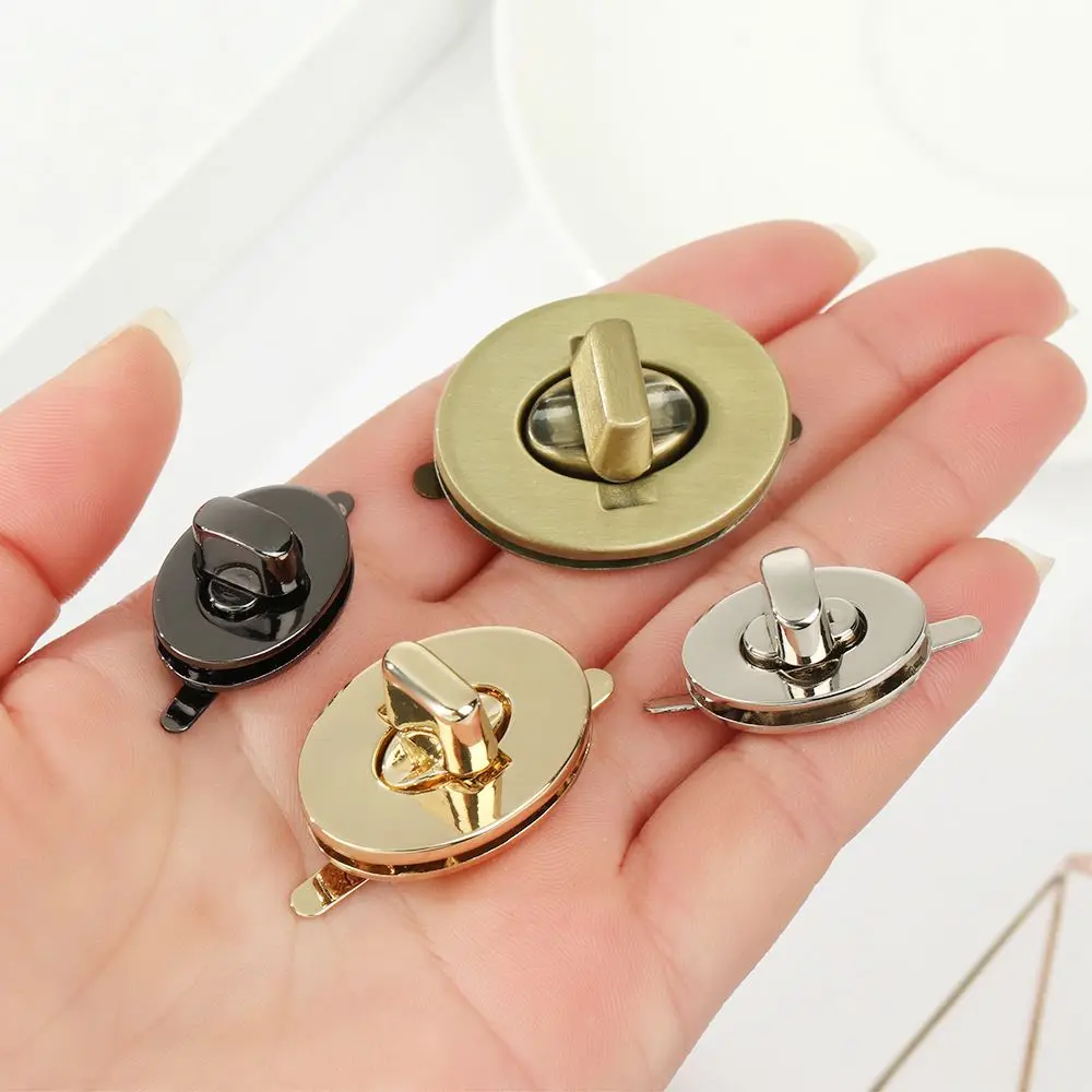 High Quality Twist Locks DIY Handbag Bag Closure Bag Parts Durable Clasp Purse Luggage Hardware Turn Lock