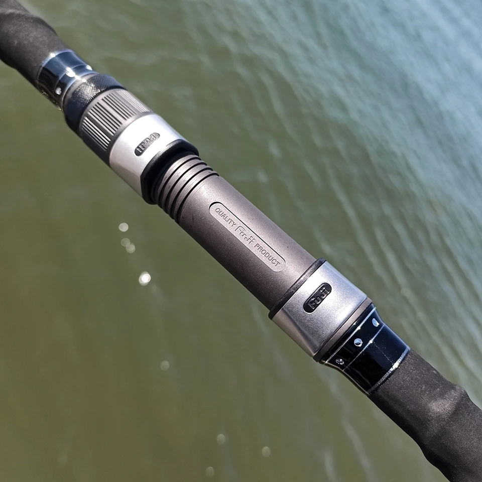 Caña de surfcasting de carbono de calidad M Power de 2.7m y 3m con portacarretes Fuji, 4 secciones, para pesca de carpa, spinning, larga distancia y pesca de feeder.